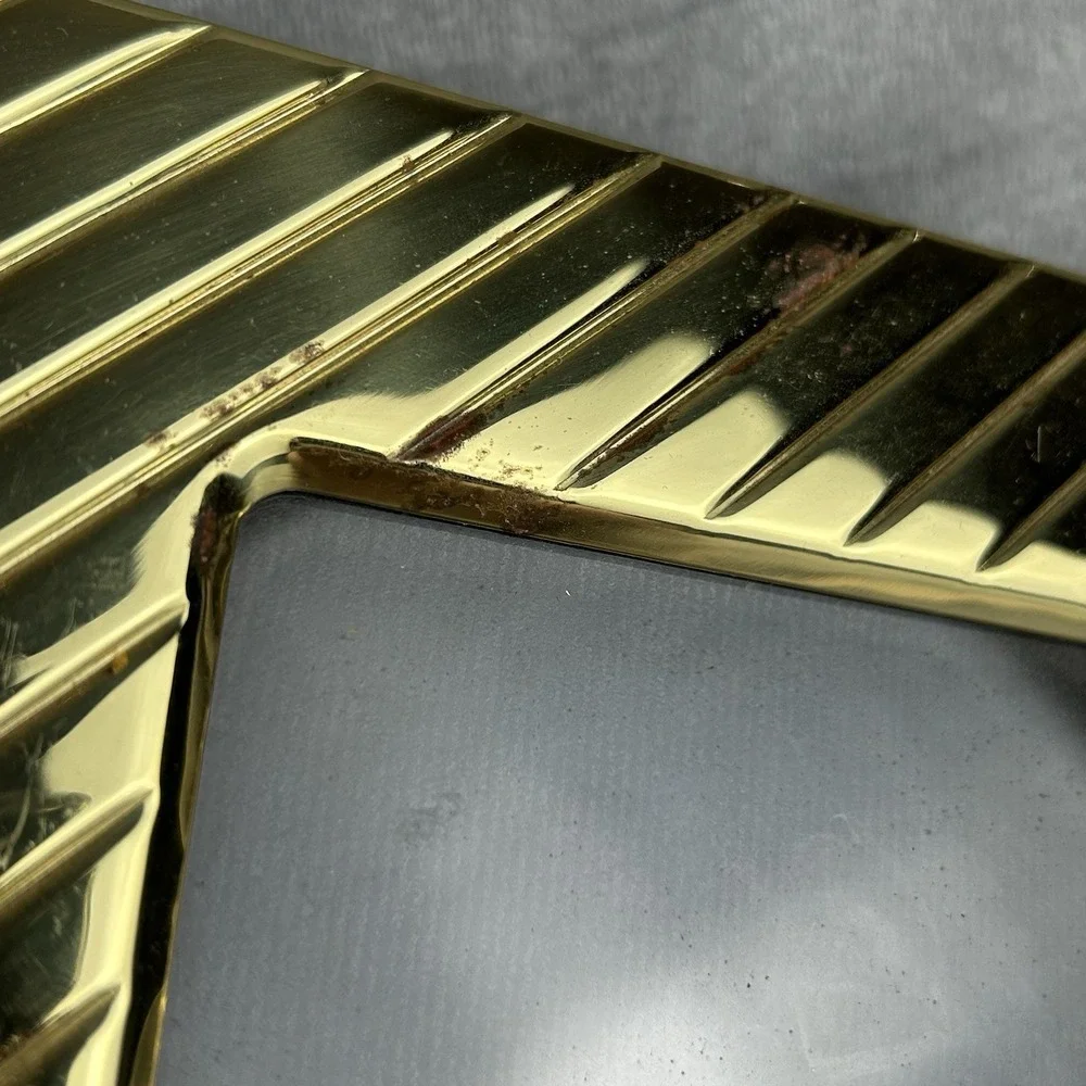 Vintage Brass Gold Tone  5x7